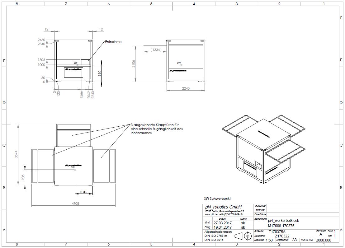Workerbotkiosk "Miete"