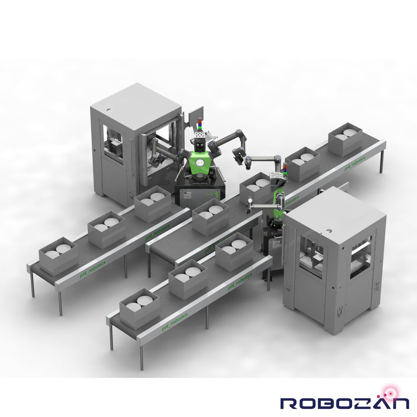 Humanoider Fabrikroboter Workerbot3