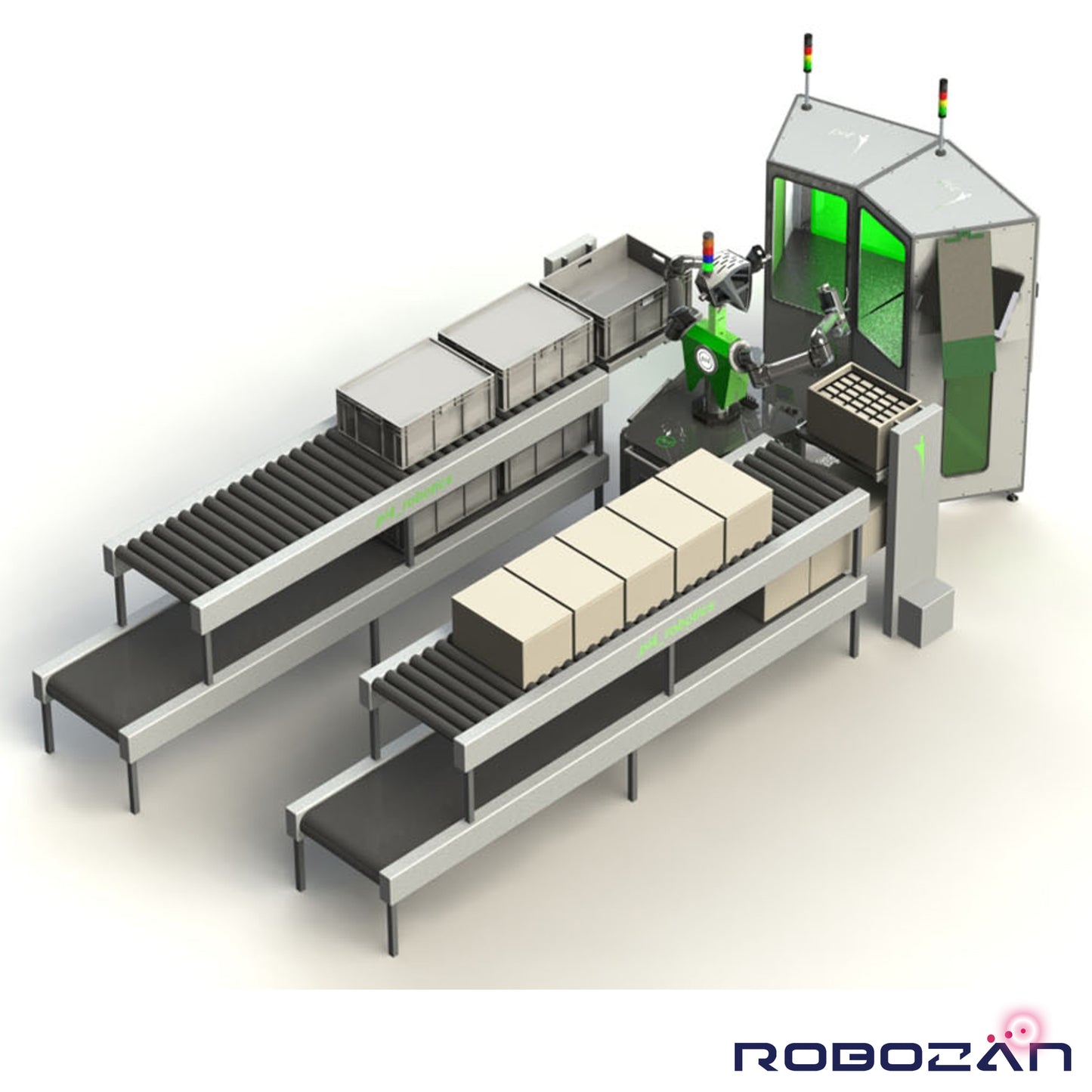 Humanoider Fabrikroboter Workerbot3