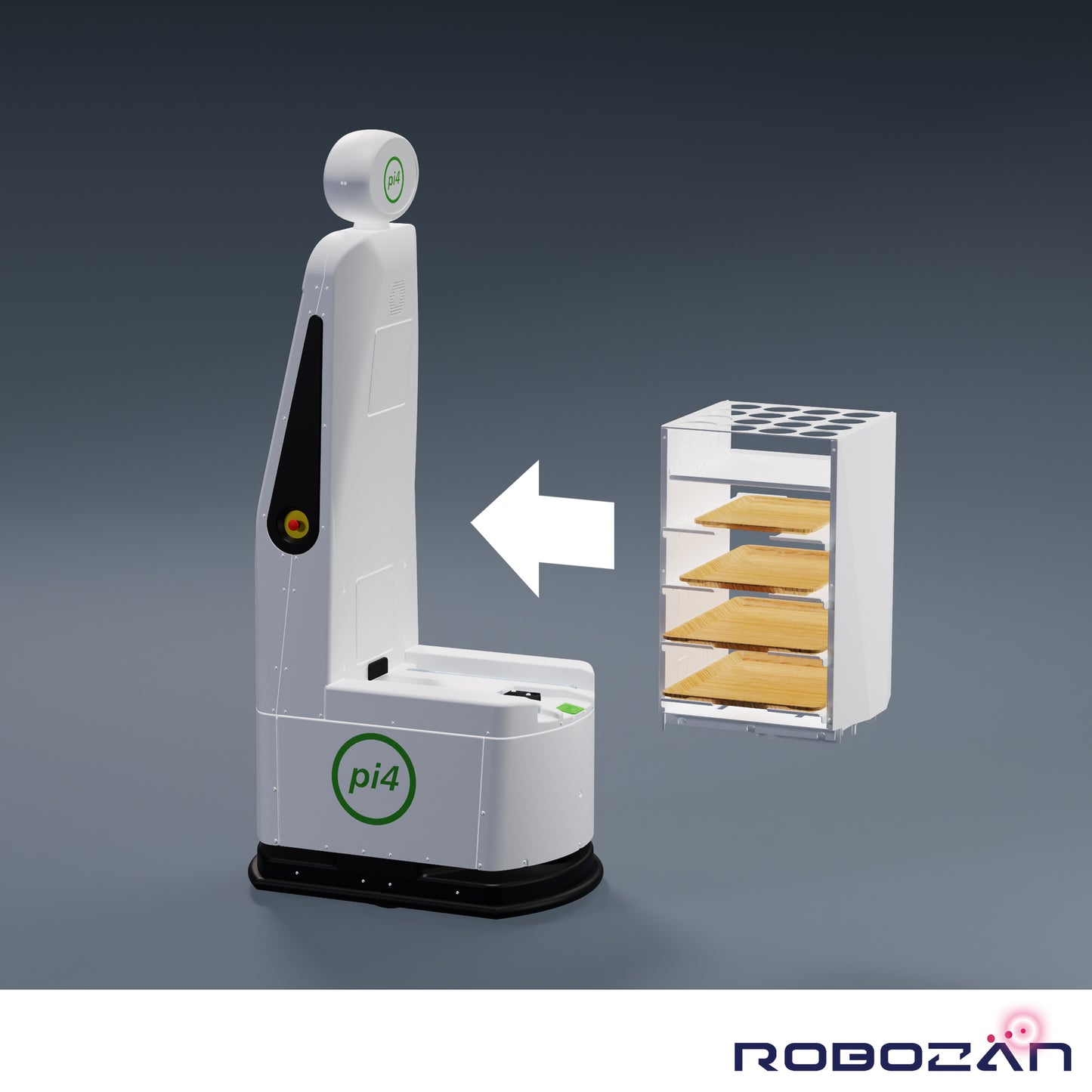 Workerbot9 M1: Tablett-Modul "Miete"